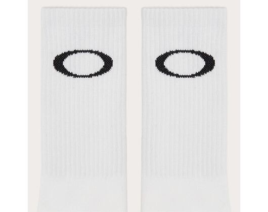 Socken Oakley Ellipse 3er Pack Crew Sock Weiß