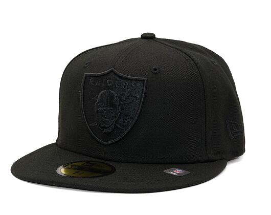 Kappe New Era - NFL Black on Black 59FIFTY - Las Vegas Raiders - Black