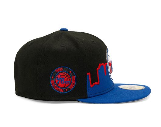 Kappe New Era 59FIFTY NBA "2022 Tip Off" Philadelphia 76ers - Black / Team Color