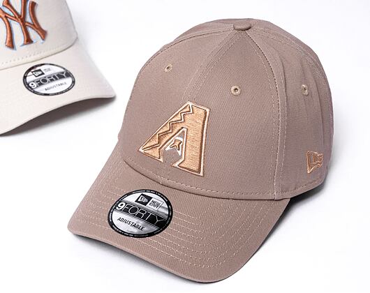 Kappe New Era 9FORTY MLB Patch Arizona Diamondbacks Retro - Ash Brown