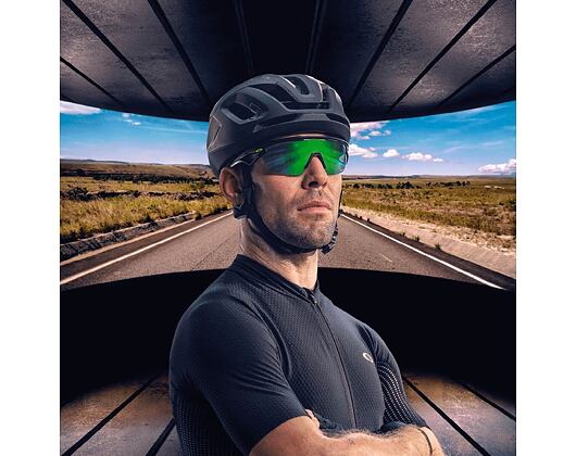 Sonnenbrille Oakley Sphaera Prizm Road Jade - Matte Black