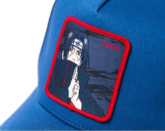 Kappe Capslab Naruto Trucker - Itachi - Royal Blue / Black