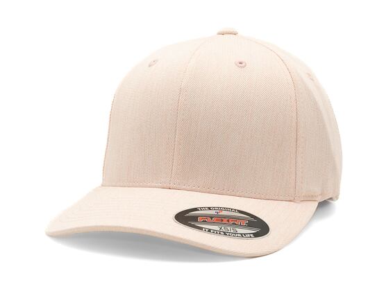 Kappe Yupoong Flexfit Pastel Melange Cap Whisperpink