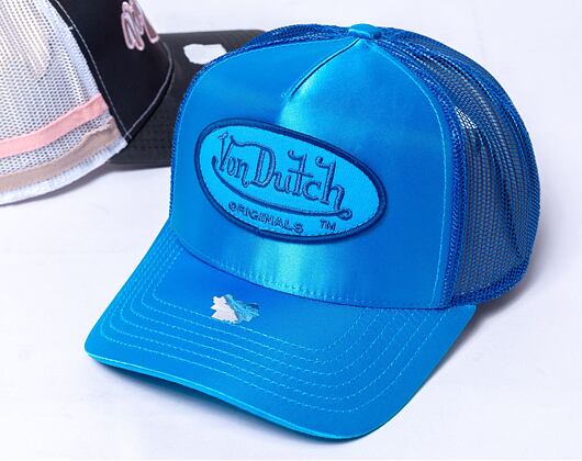 Kappe Von Dutch Trucker Cary - Satin - Blue