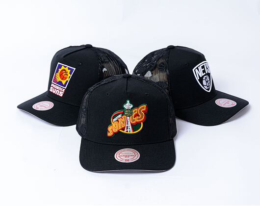 Kappe Mitchell & Ness - NBA Monogram Trucker Hwc Seattle Supersonics Black