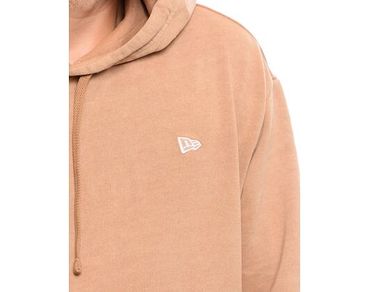Pullover New Era Washed Oversized Hoody - Orange / White