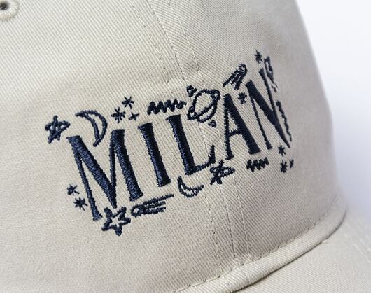 Kappe New Era - 9TWENTY Scribble AC Milan - Stone