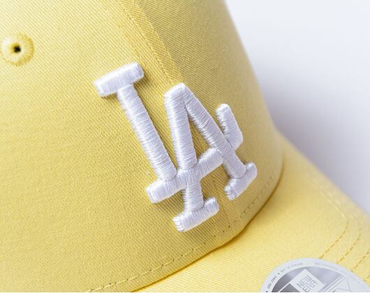 Damen Kappe New Era - 9FORTY League Essential - LA Dodgers - Pastel Yellow / White