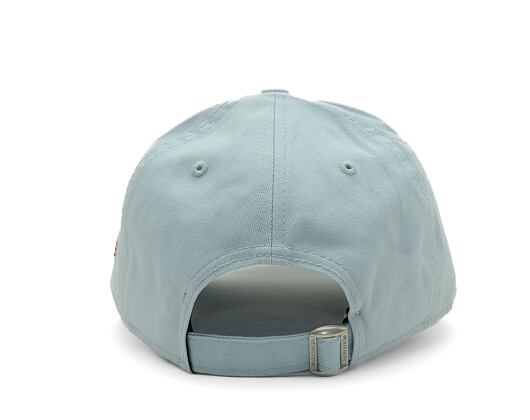 Kappe New Era - 9FORTY Summer Washed - Chicago Cubs - Pastel Blue / Scarlet