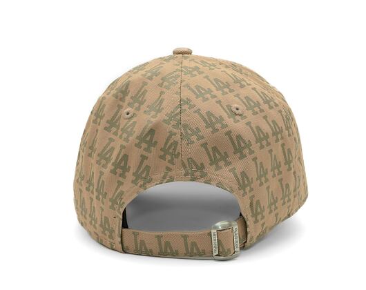 Kappe New Era - 9FORTY Team Monogram - LA Dodgers - Camel