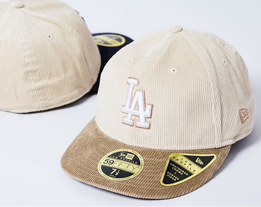 Kappe New Era - 59FIFTY Low Profile Cord - LA Dodgers - New Olive