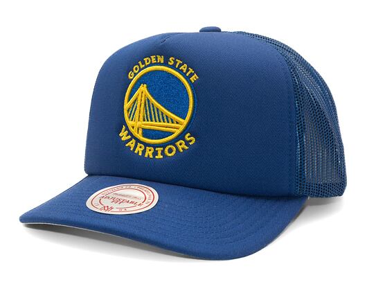 Kappe Mitchell & Ness - Evergreen Trucker - Golden State Warriors - Blue