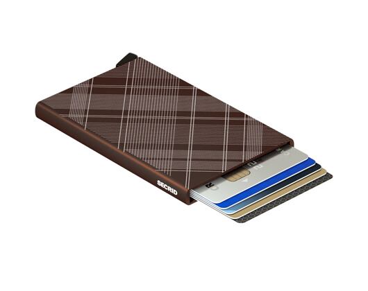 Geldbörse Secrid Cardprotector Laser - Tartan Brown