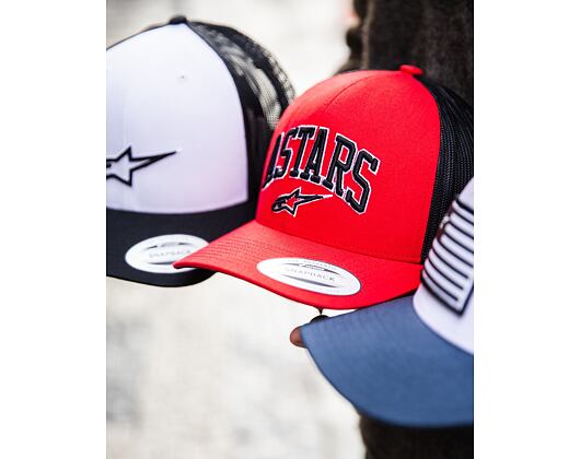Kappe Alpinestars - Dunker Trucker - Red/Black