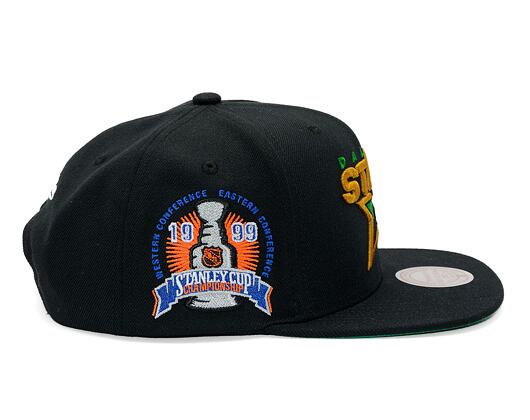 Kappe Mitchell & Ness - Top Spot Snapback Vntg - Dallas Stars - Black
