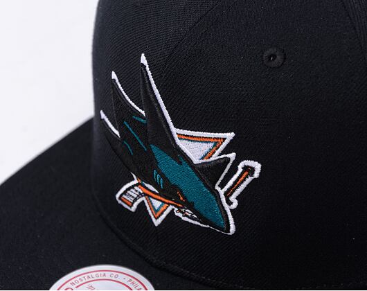 Kappe Mitchell & Ness - Conference Patch Snapback - San Jose Sharks - Black
