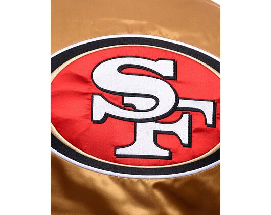 Jacke New Era - NFL Satin Bomber - San Francisco 49ers - BRZ / Scarlet