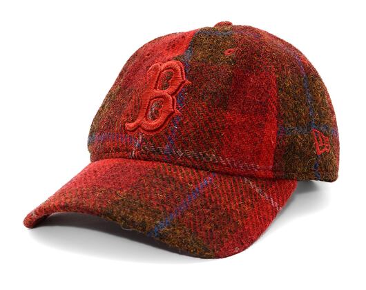 Kappe New Era - 9TWENTY MLB Harris Tweed - Boston Red Sox - Red