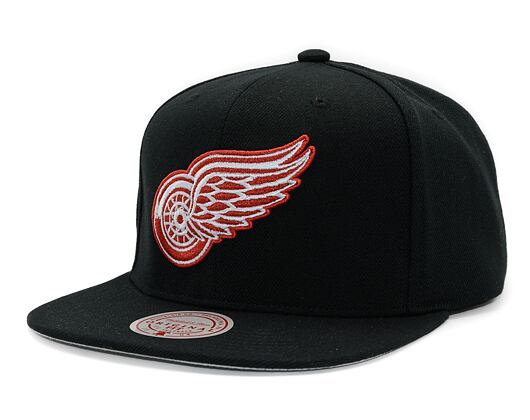 Kappe Mitchell & Ness - Conference Patch Snapback - Detroit Red Wings - Black