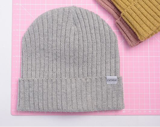 Mütze Statewear - Frank Beanie Light Grey Melange