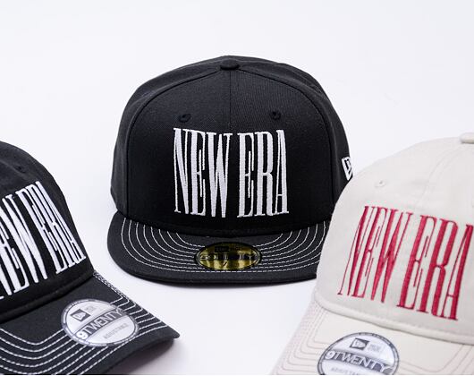 Kappe New Era - Wordmark 59FIFTY - Black / White