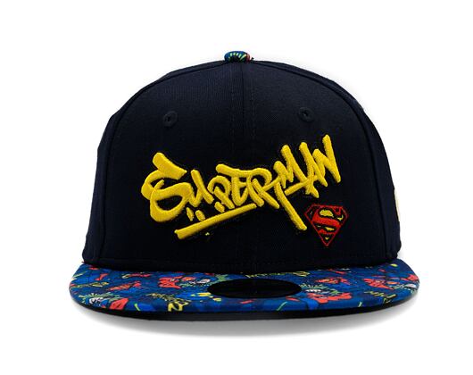 Kinder Kappe New Era - Warner Bros Superman 9FIFTY - Navy