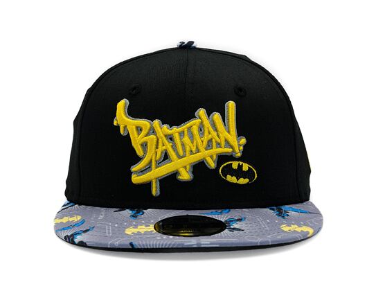 Kinder Kappe New Era - Warner Bros Batman 9FIFTY - Black / Yellow