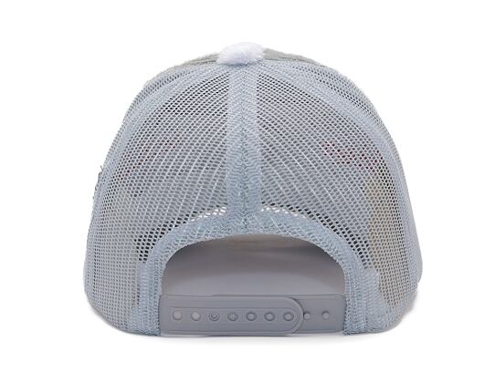 Kappe Reflection Luxury Fuzzy Trucker - Cloud Grau / Weiß