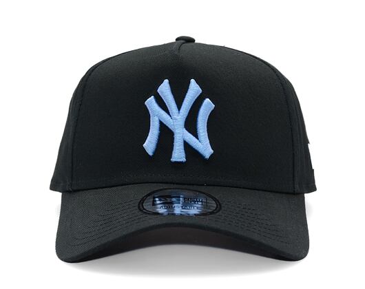 Kappe New Era - MLB Essential 9FORTY A-Frame - NY Yankees - Black / Pastel Blue
