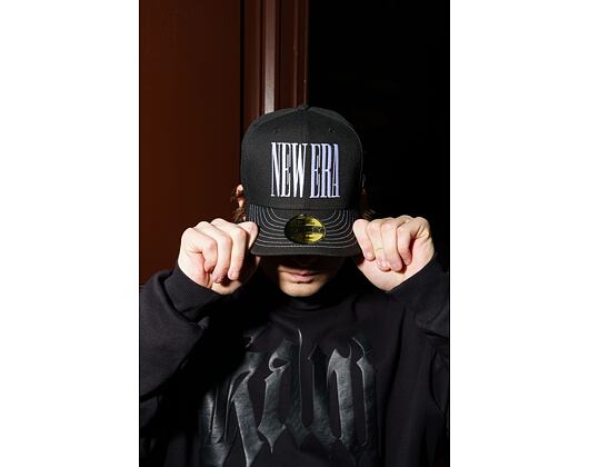 Kappe New Era - Wordmark 59FIFTY - Black / White
