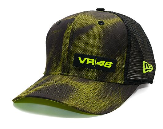 Kappe New Era - Valentino Rossi VR46 Halftone 9FIFTY Stretch-Snap - Black / Upright Yellow