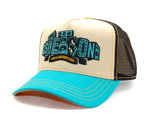 Kappe Stetson - Trucker Cap Soundbox - Turquoise/Beige