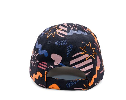 Kinderkappe New Era - MLB Kids Print 9FORTY - NY Yankees - Navy / Papaya Orange