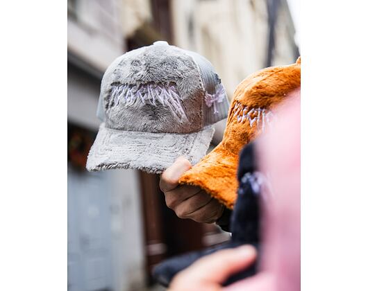 Kappe Reflection Luxury Fuzzy Trucker - Cloud Grau / Weiß