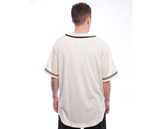 Trikot Karl Kani - College Baseballshirt off - white/black