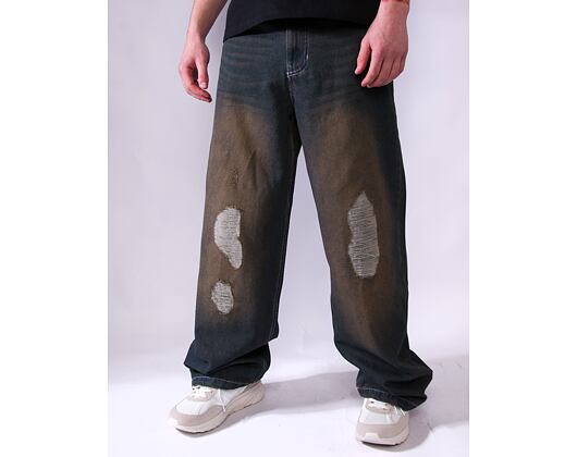 Hose Karl Kani - Og Distress Relaxed Baggy - dark blue