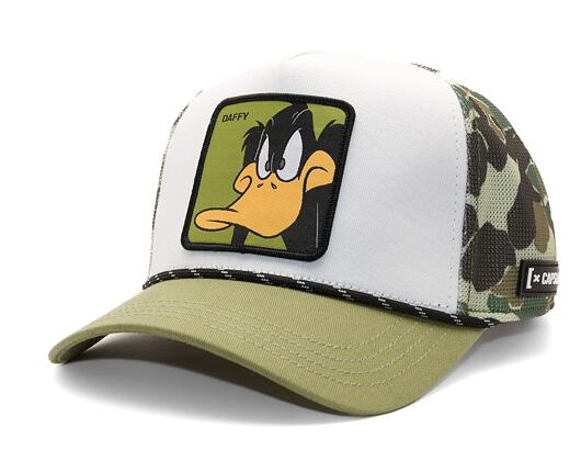 Kappi Capslab - Trucker Looney Tunes - Daffy Duck - Tarnmuster