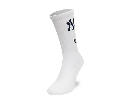 Socken New Era - MLB Icon Crew 1Pack - NY Yankees - White / Navy