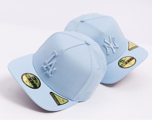 Kappe New Era - MLB Color Pack 59FIFTY A-Frame - LA Dodgers - Baby Blue