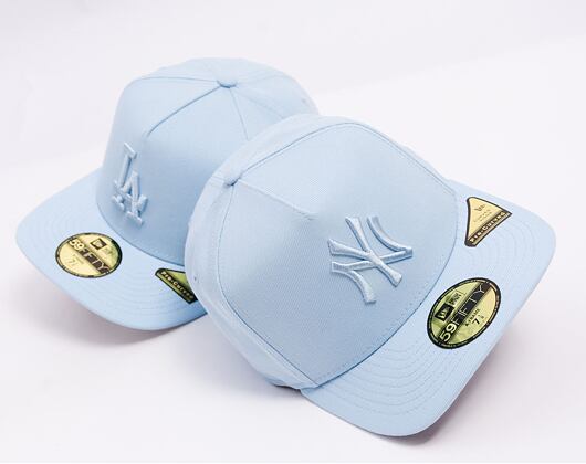 Kappe New Era - MLB Color Pack 59FIFTY A-Frame - NY Yankees - Baby Blue