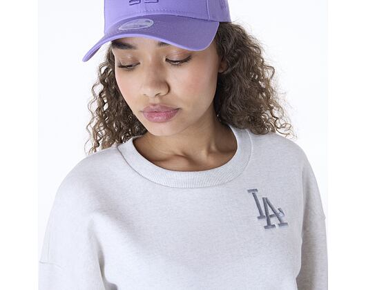Damen Pullover New Era - MLB Essential Crewneck - LA Dodgers - Heather Grey