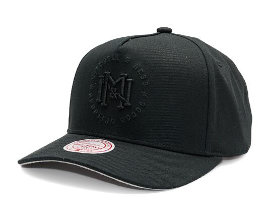 Kappe Mitchell & Ness - Branded Interlock Crest Pro Snapback - Branded - Black