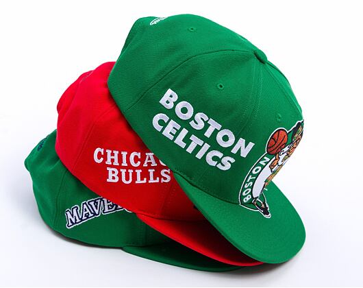 Kappe Mitchell & Ness - Boston Celtics - Big Time Snapback - Green