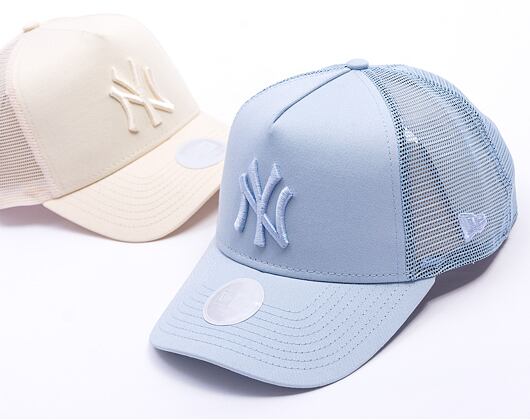 Damen Kappe New Era - MLB League Essential 9FORTY Trucker - NY Yankees - Blue