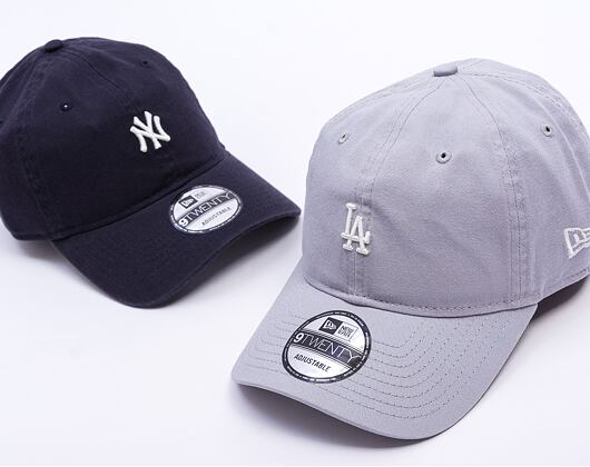 Kappe New Era - MLB Mini Logo Washed 9TWENTY - LA Dodgers - Grey