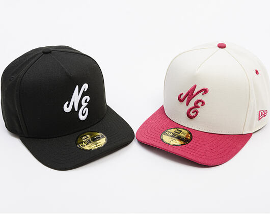 Kappe New Era - Branded Script 59FIFTY - Ivory / Cherry