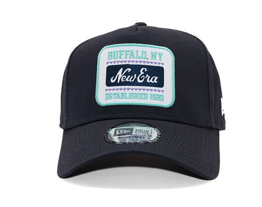 Kappe New Era - Branded Washed Patch 9FORTY A-Frame - Navy