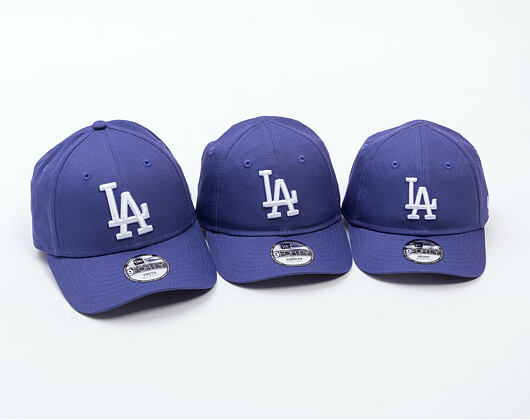 Kinder Kappe New Era - MLB League Essential 9FORTY - LA Dodgers - Purple / White
