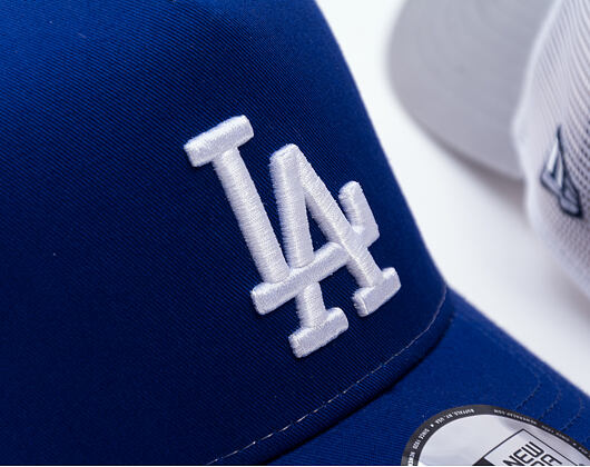 Kappe New Era - MLB Side Patch 9FORTY Trucker - LA Dodgers - Blue