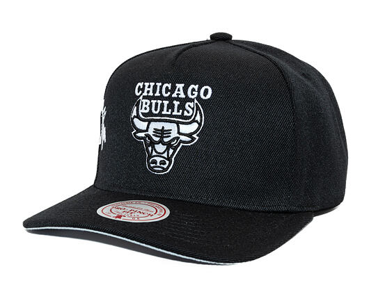 Kappe Mitchell & Ness - NBA Born To Win Pro Snapback - Chicago Bulls - Black